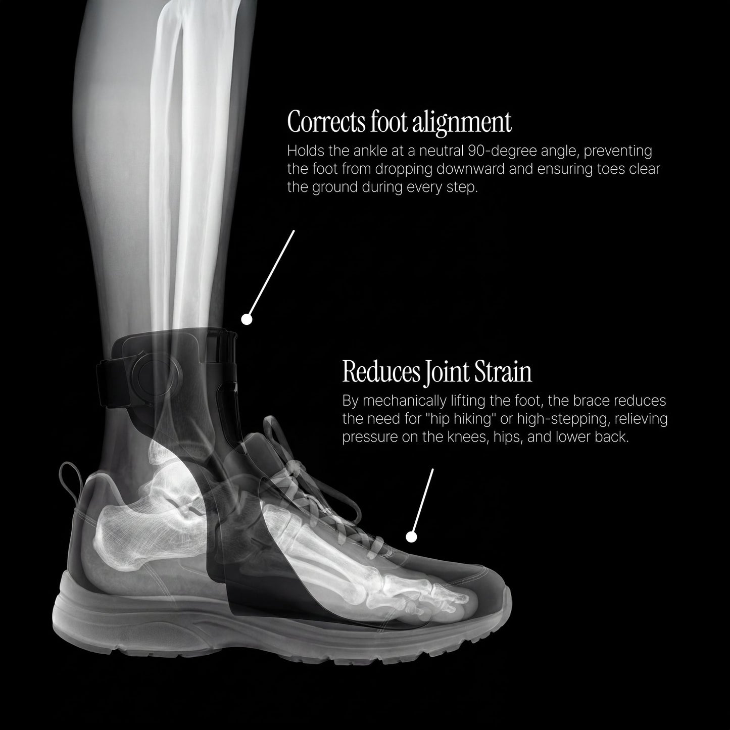 Orelven Foot Drop AFO Brace